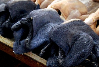 Kasvatatavad tõud, Ayam Cemani liha, foto ShinyNickel/Imgur